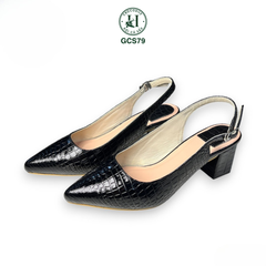 Giày nữ cao gót da cá sấu cao cấp GCS79