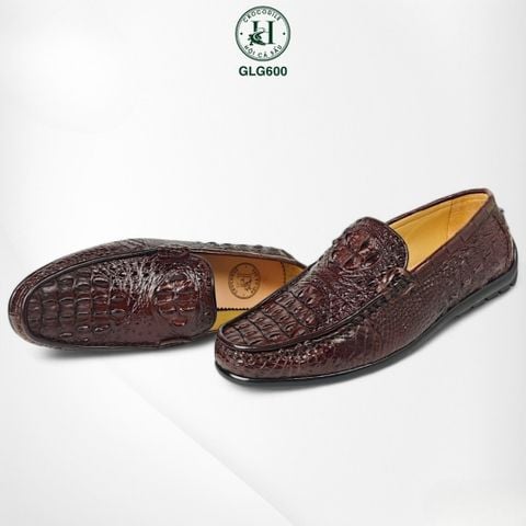GLG600 – Giày lười da gù cá sấu cao cấp | Từng bước chân mang dấu ấn riêng biệt