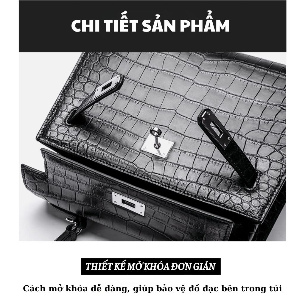 TÚI XÁCH NỮ DA CÁ SẤU KL88 – SANG TRỌNG, ĐẲNG CẤP, KHẲNG ĐỊNH VỊ THẾ