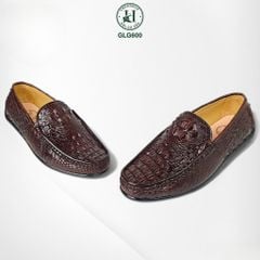 GLG600 – Giày lười da gù cá sấu cao cấp | Từng bước chân mang dấu ấn riêng biệt