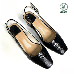 Giày nữ da cá sấu cao cấp mũi vuông GCS39