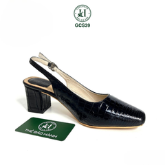 Giày nữ da cá sấu cao cấp mũi vuông GCS39