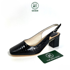 Giày nữ da cá sấu cao cấp mũi vuông GCS39