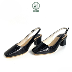 Giày nữ da cá sấu cao cấp mũi vuông GCS39