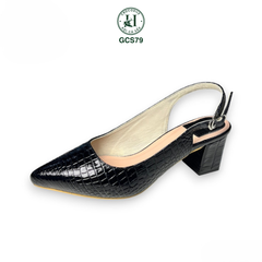Giày nữ cao gót da cá sấu cao cấp GCS79