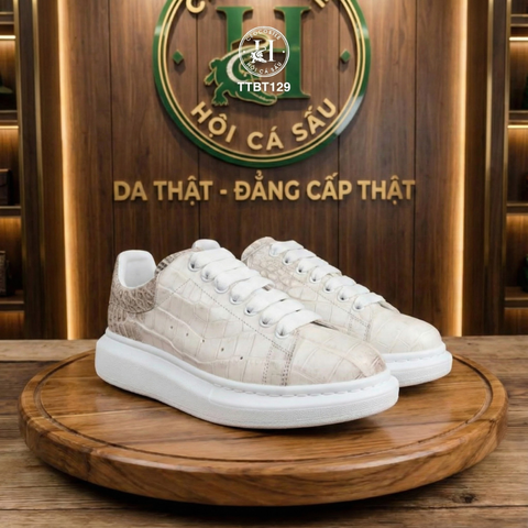 TTBT129 – GIÀY THỂ THAO DA BỤNG CÁ SẤU HIMALAYA LUXURY – BẢN LĨNH ĐẾN TỪ SỰ KHÁC BIỆT