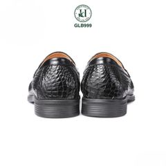 GLG999 – Giày lười đế cao da gù cá sấu thật 100% | Cá tính mạnh mẽ, đẳng cấp thủ công, chuẩn phong thái quý ông