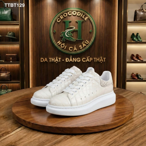 TTBT129 – GIÀY THỂ THAO DA BỤNG CÁ SẤU HIMALAYA LUXURY – BẢN LĨNH ĐẾN TỪ SỰ KHÁC BIỆT