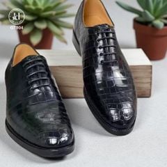 GTB04 – Giày Tây Oxford da cá sấu thật | Biểu tượng của sự lịch lãm & cá nhân hóa đỉnh cao