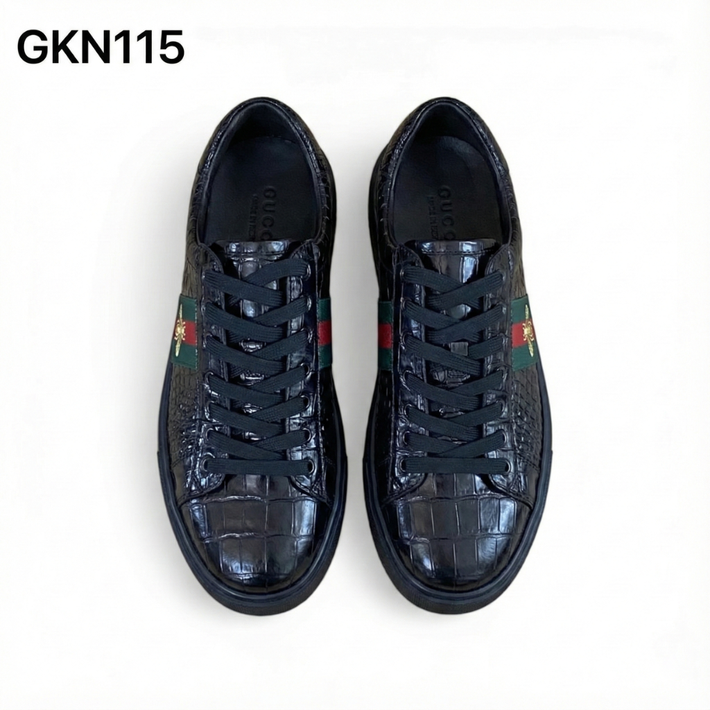 GIÀY THỂ THAO DA BỤNG CÁ SẤU THẬT GKN115