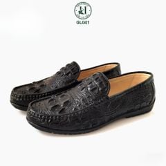 GLG01 – Đôi giày lười da gù cá sấu đế cao | Mạnh mẽ, đẳng cấp và cá nhân hóa tuyệt đối