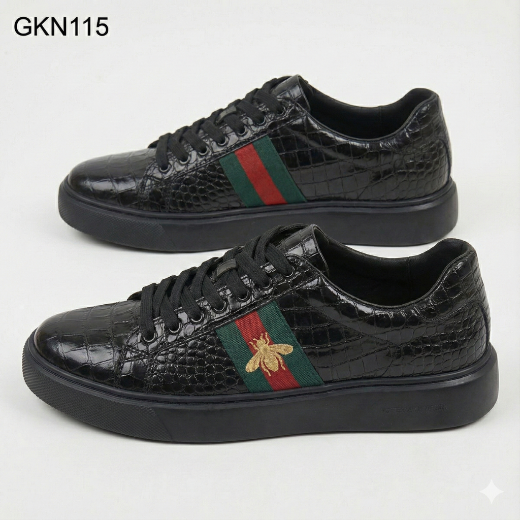 GIÀY THỂ THAO DA BỤNG CÁ SẤU THẬT GKN115