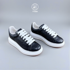TTD69 – GIÀY THỂ THAO DA CÁ SẤU ĐEN LUXURY – CHUẨN PHONG CÁCH QUÝ ÔNG HIỆN ĐẠI