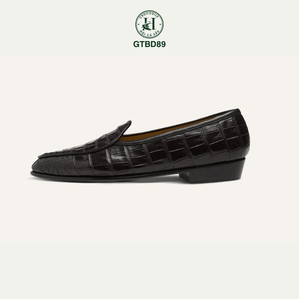GIÀY LOAFER DA BỤNG CÁ SẤU GTBD89 – ĐẲNG CẤP TẠO NÊN KHÍ CHẤT PHÁI MẠNH