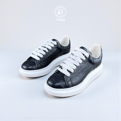 TTD69 – GIÀY THỂ THAO DA CÁ SẤU ĐEN LUXURY – CHUẨN PHONG CÁCH QUÝ ÔNG HIỆN ĐẠI