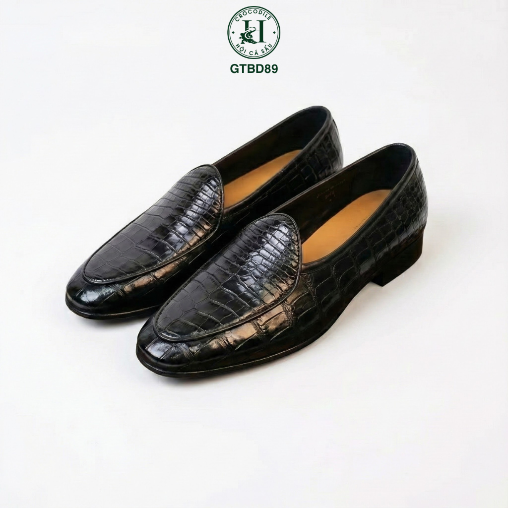 GIÀY LOAFER DA BỤNG CÁ SẤU GTBD89 – ĐẲNG CẤP TẠO NÊN KHÍ CHẤT PHÁI MẠNH