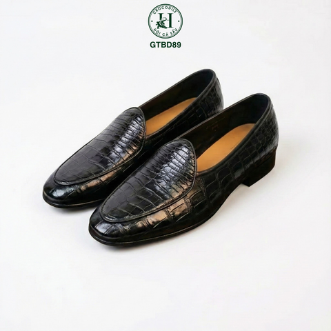 GIÀY LOAFER DA BỤNG CÁ SẤU GTBD89 – ĐẲNG CẤP TẠO NÊN KHÍ CHẤT PHÁI MẠNH