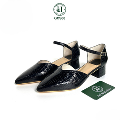 Giày nữ cao gót da cá sấu cao cấp GCS68