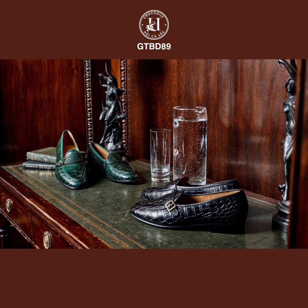 GIÀY LOAFER DA BỤNG CÁ SẤU GTBD89 – ĐẲNG CẤP TẠO NÊN KHÍ CHẤT PHÁI MẠNH