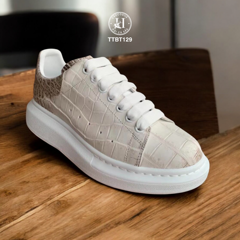 TTBT129 – GIÀY THỂ THAO DA BỤNG CÁ SẤU HIMALAYA LUXURY – BẢN LĨNH ĐẾN TỪ SỰ KHÁC BIỆT