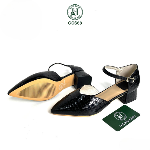 Giày nữ cao gót da cá sấu cao cấp GCS68