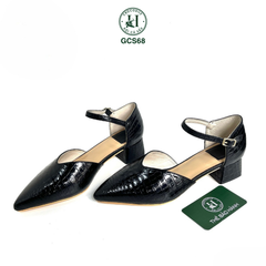 Giày nữ cao gót da cá sấu cao cấp GCS68