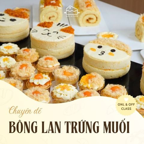 LỚP BÁNH BÔNG LAN TRỨNG MUỐI