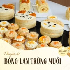 LỚP BÁNH BÔNG LAN TRỨNG MUỐI