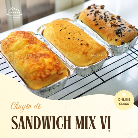 LỚP BÁNH SANDWICH MIX VỊ