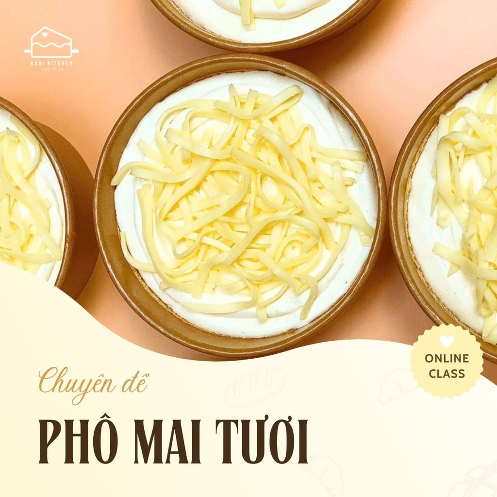 LỚP BÁNH PHÔ MAI TƯƠI