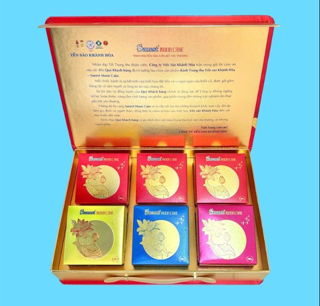 BÁNH TRUNG THU SANEST - HỘP 6 BÁNH