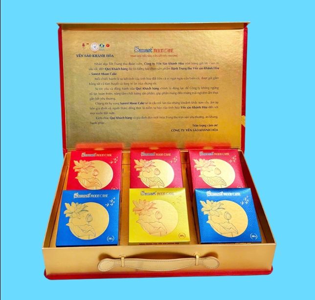 BÁNH TRUNG THU SANEST - HỘP 6 BÁNH