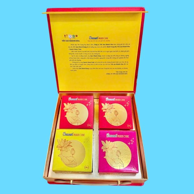 BÁNH TRUNG THU SANEST - HỘP 4 BÁNH