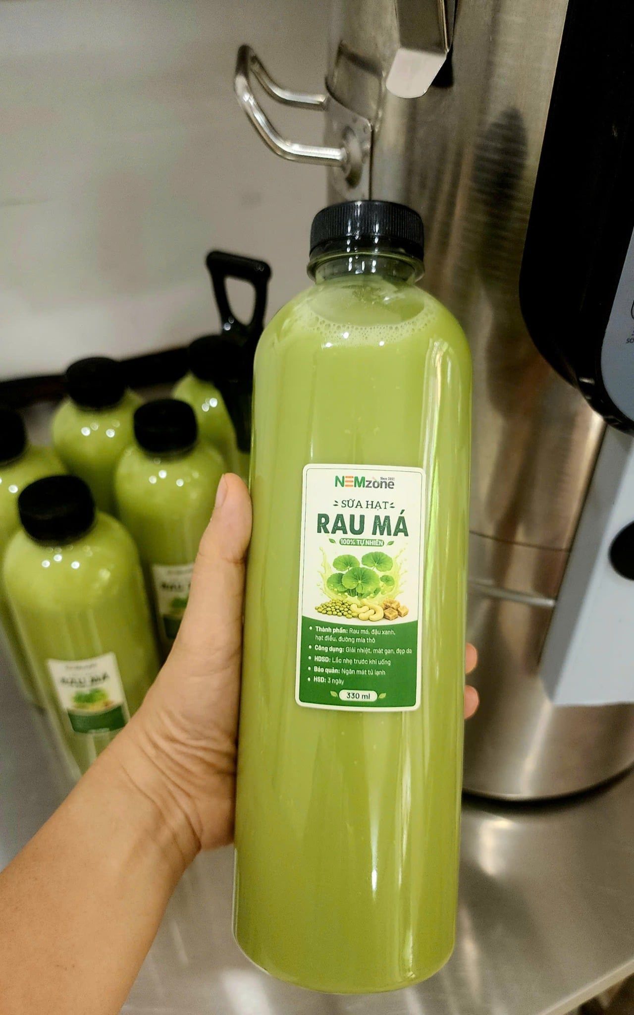  Sữa hạt rau má ( chai 1 lit ) 