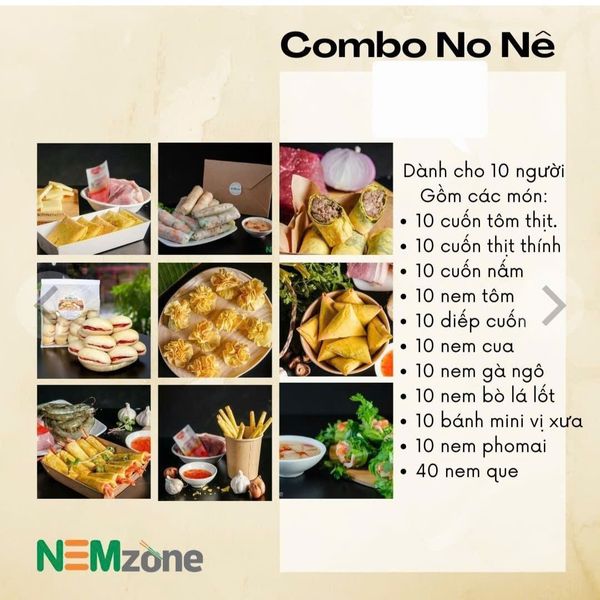  Combo No nê ( 10 người) 
