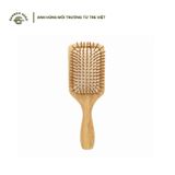  Lược gỡ rối, mat xa bằng tre | Bamboo Massage Comb 