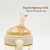 Bình Tập Uống All-In-One Bình Tập Hút Chống Trào Modui Bluemama Mới Ver.2025 PPSU Cao Cấp