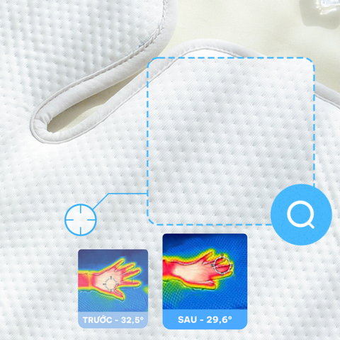 Tấm lót xe đẩy Dotori Duraron điều hòa làm mát cho bé - Made in Korea