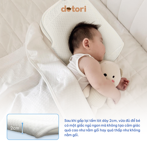 Tấm lót xe đẩy Dotori Duraron điều hòa làm mát cho bé - Made in Korea