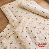 Chăn bông 4 lớp Mongle Bebe, 90x130cm