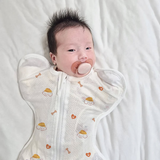 Nhộng Chũn Kín Tay & Mở Tay 2in1 Đa Năng Eyelet Airmesh Mềm Mịn Mongle Bebe Hàn Quốc Cho Bé Ngủ Ngon