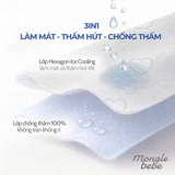 Thảm điều hòa làm mát chống thấm Mongle Bebe, 70x100cm