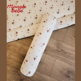 Gối Ôm Cho Bé Mongle Bebe Hàn Quốc Muslin Mềm Mịn Cho Bé Ngủ Ngon 60x10cm