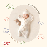 Nhộng Chũn Kín Tay & Mở Tay 2in1 Đa Năng Eyelet Airmesh Mềm Mịn Mongle Bebe Hàn Quốc Cho Bé Ngủ Ngon