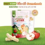COMBO 5 Gói Bánh Ăn Dặm Bebefarm Hữu Cơ Organic 100% Cho Bé Hàn Quốc - Thanh dài - Cho bé từ 4 tháng