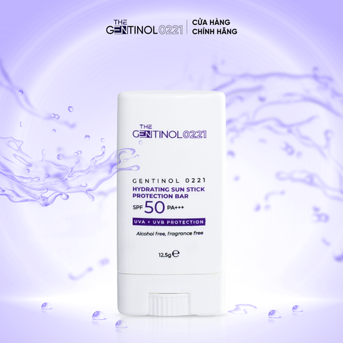 Thanh Lăn Chống Nắng The Gentinol Hydrating Sun Stick SPF 50+++ | Dạng Thỏi Tiện Lợi – Kiềm Dầu – Chống Lão Hóa – Chống Nắng Phổ Rộng