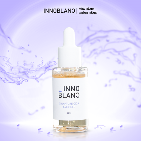 Tinh Chất Căng Bóng Da, Dưỡng Ẩm, Dưỡng Trắng, Giảm Thâm & Ngừa Lão Hóa| Innoblanc – Cica Ampoule 30ml