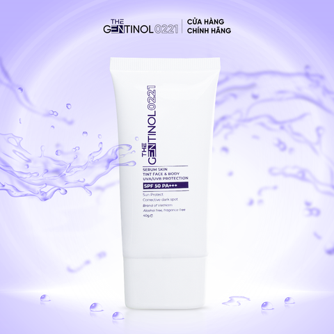 The Gentinol - Serum Skin Face & Body SPF 50PA+++_Kem chống nắng toàn diện Mặt và cơ thể