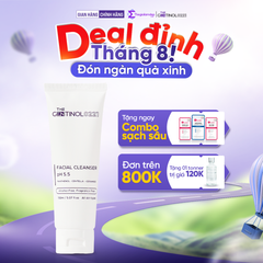 Sữa rửa mặt FACIAL CLEANSER PH5.5 làm sạch da mặt, giúp dưỡng ẩm da, ngăn ngừa mụn The Gentinol 0221 150ml