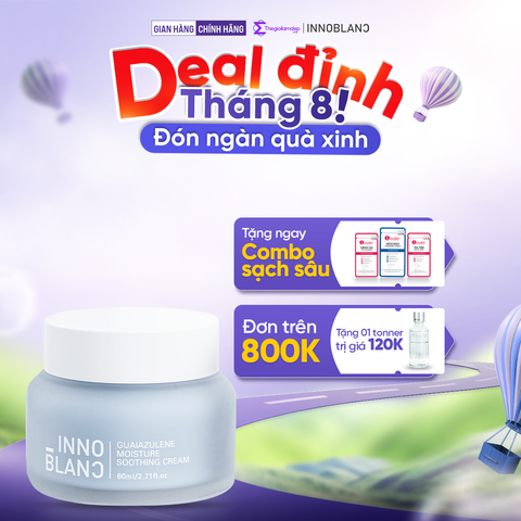 Kem cấp ẩm đa tầng Innoblanc The Gentinol 0221 cấp ẩm, làm sáng da 80 ml